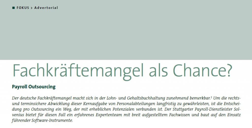 Fachkräftemangel als Chance - Artikelbild